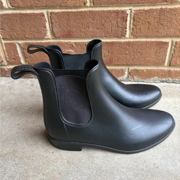 Crew Shoes J Crew Mercantile Chelsea Rain Boots Black Women